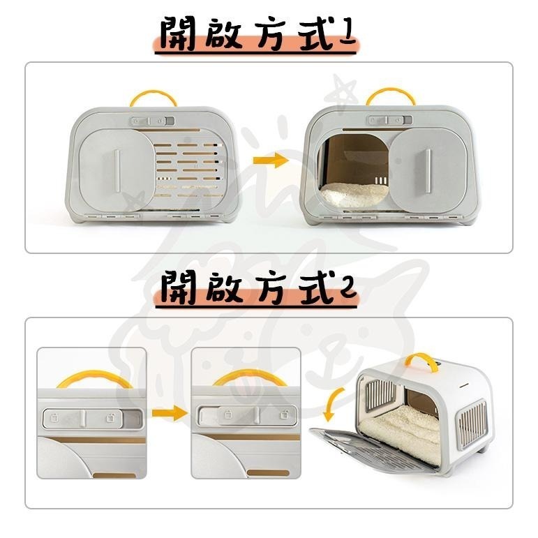 【汪喵森活】 4色 復古城堡 外出包 溫度濕度顯示 寵物手提包 寵物外出包 貓外出包 貓背包 寵物背包 貓背包-細節圖8