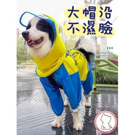 【汪喵森活】 寵物雨衣 2色 大狗雨衣 大型犬 狗雨衣 雨衣 包尾 包腹 米克斯 薩摩耶 哈士奇 黃金獵犬 拉不拉多-細節圖11