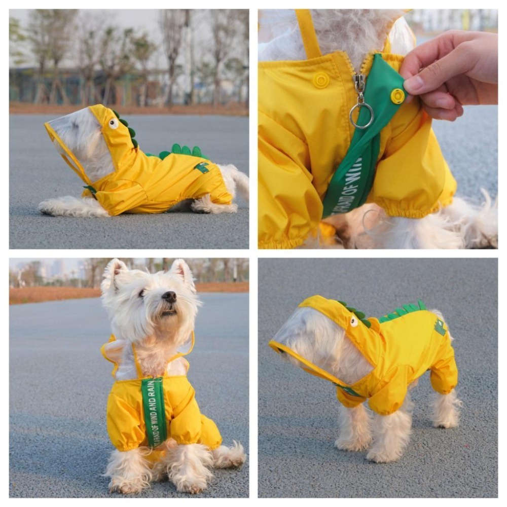 【汪喵森活】 法鬥雨衣 寵物雨衣 恐龍雨衣 四腳全包 雨衣 法鬥 狗雨衣 巴哥犬 英鬥 鬥牛犬 惡霸犬 八哥 寵物外出-細節圖10