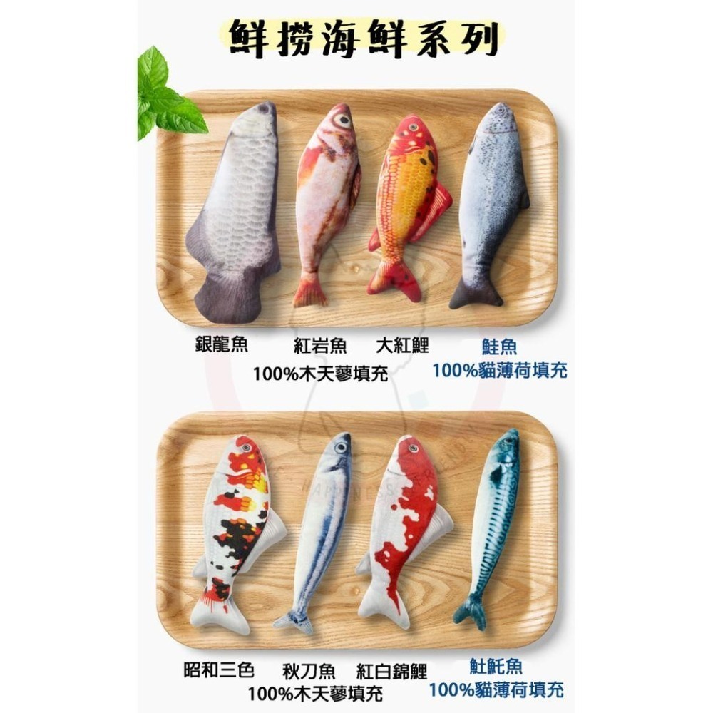 【汪喵森活】 100%貓薄荷填充 木天蓼 貓薄荷 仿生鮮 填充玩具 貓草包 貓玩具 仿真貓薄荷魚 抱枕玩具 貓抱枕 貓咪-細節圖3