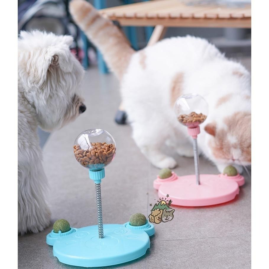 【汪喵森活】 漏食球 搖擺漏食球 寵物搖擺漏食球 解悶玩具 陪伴玩具 益智玩具 不倒翁玩具 貓狗玩具 藏食玩具球 貓糖-細節圖8