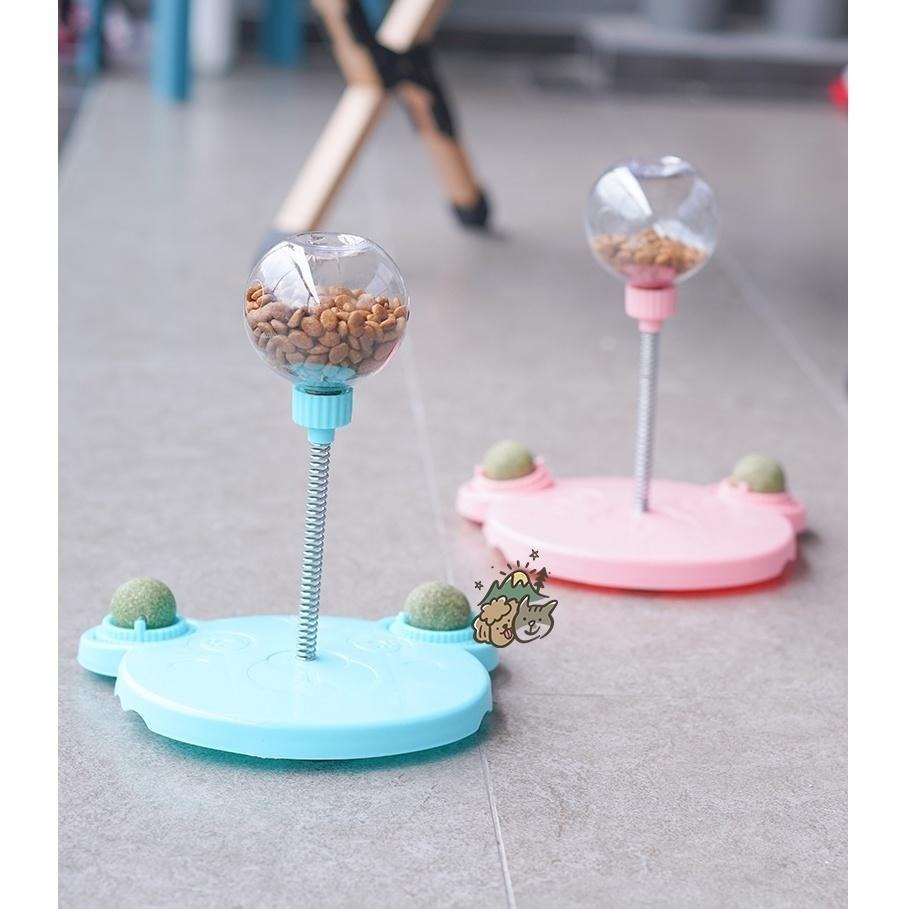 【汪喵森活】 漏食球 搖擺漏食球 寵物搖擺漏食球 解悶玩具 陪伴玩具 益智玩具 不倒翁玩具 貓狗玩具 藏食玩具球 貓糖-細節圖9