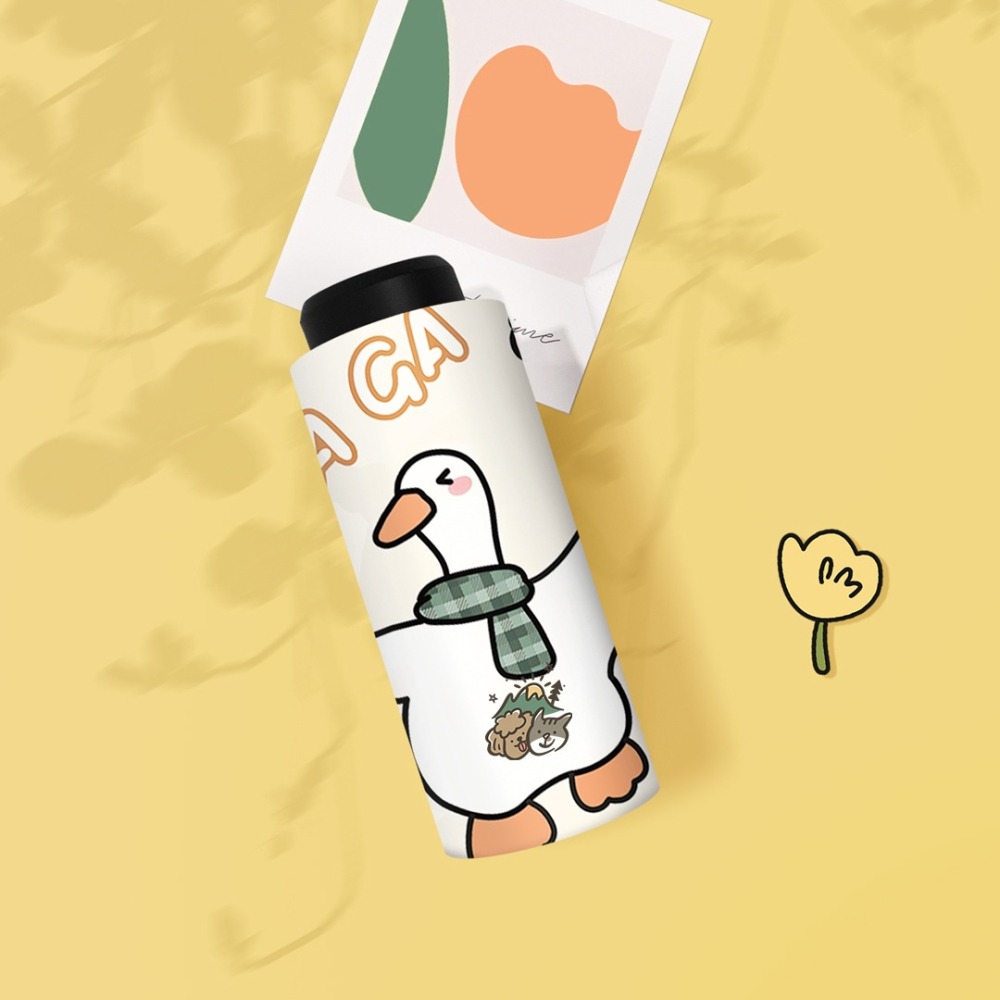 【汪喵森活】 💧雨尼 with u ☀ 跳舞鴨鴨 抗UV 手動傘 黑膠傘 快乾傘 摺疊傘 折疊傘 雨傘 陽傘 自動傘-細節圖2