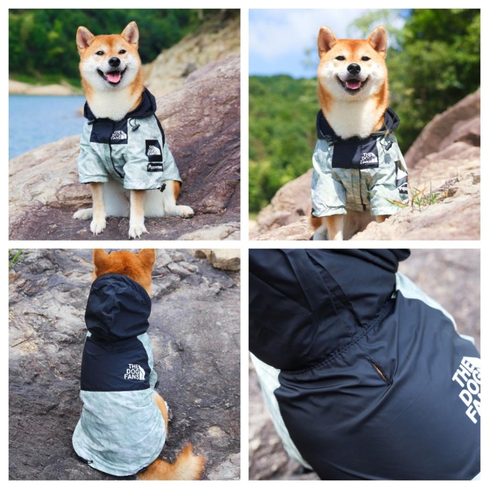 【汪喵森活】灰色潮流衝鋒衣 寵物外套 寵物衣服 寵物風衣 狗衣服 雪納瑞 西高地 比熊 柯基 法鬥 柴犬 貴賓 米克斯-細節圖9