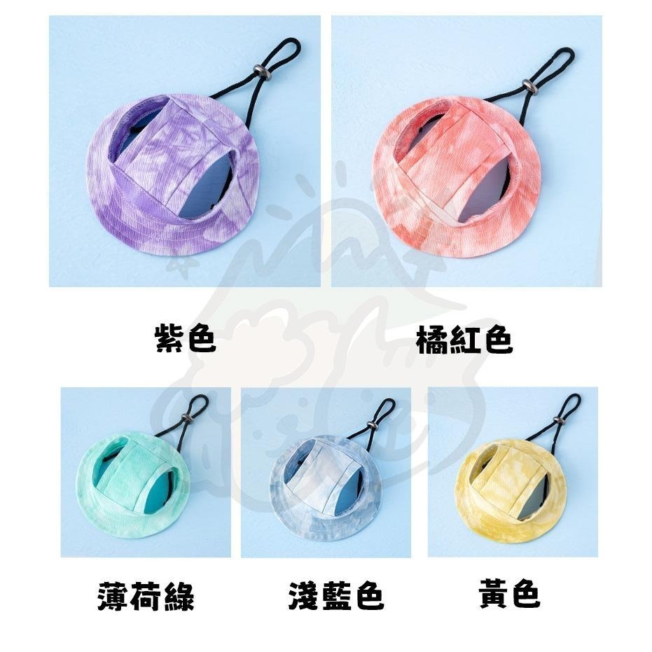 【汪喵森活】 渲染漁夫帽 8色 10kg以下 寵物帽子 寵物漁夫帽 漁夫帽 狗帽子 貓咪帽子 寵物遮陽帽 狗帽子 狗外出-細節圖3
