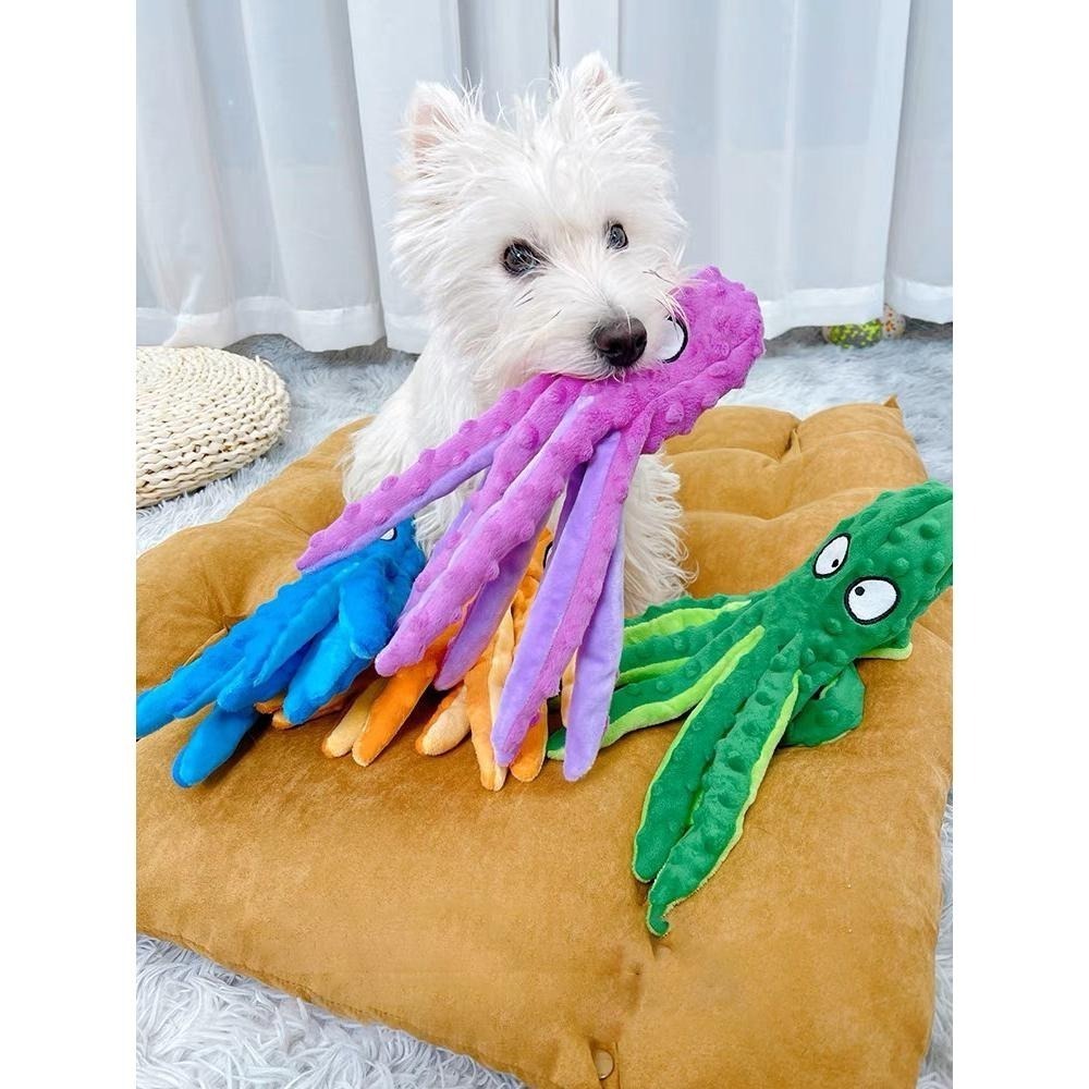 【汪喵森活】 狗狗玩具 章魚 動物 發聲玩具 寵物玩具 響紙玩具 發聲玩偶 咬咬玩具 寵物發聲玩具 狗狗陪睡玩具 柴犬-細節圖9