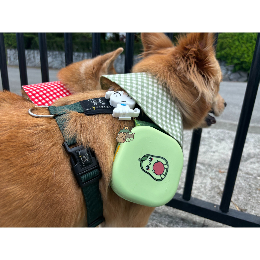 【汪喵森活】寵物收納碗 矽膠摺疊碗  外出便攜碗 二合一折疊碗 外出容器 雙碗 餵食 喝水 狗碗 寵物碗 外出碗 旅行碗-細節圖4