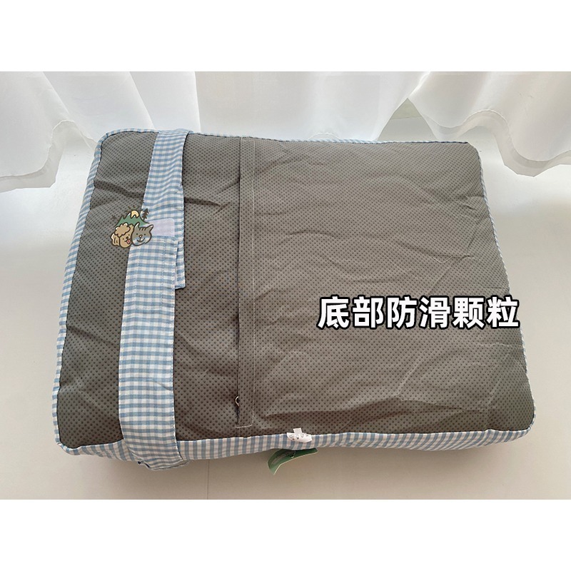 【汪喵森活】 可拆洗狗窩 帶枕睡床 寵物床 貓窩 寵物睡窩 寵物窩 狗墊 貓墊 貓床 寵物床墊 寵物床 寵物睡墊 狗睡窩-細節圖9