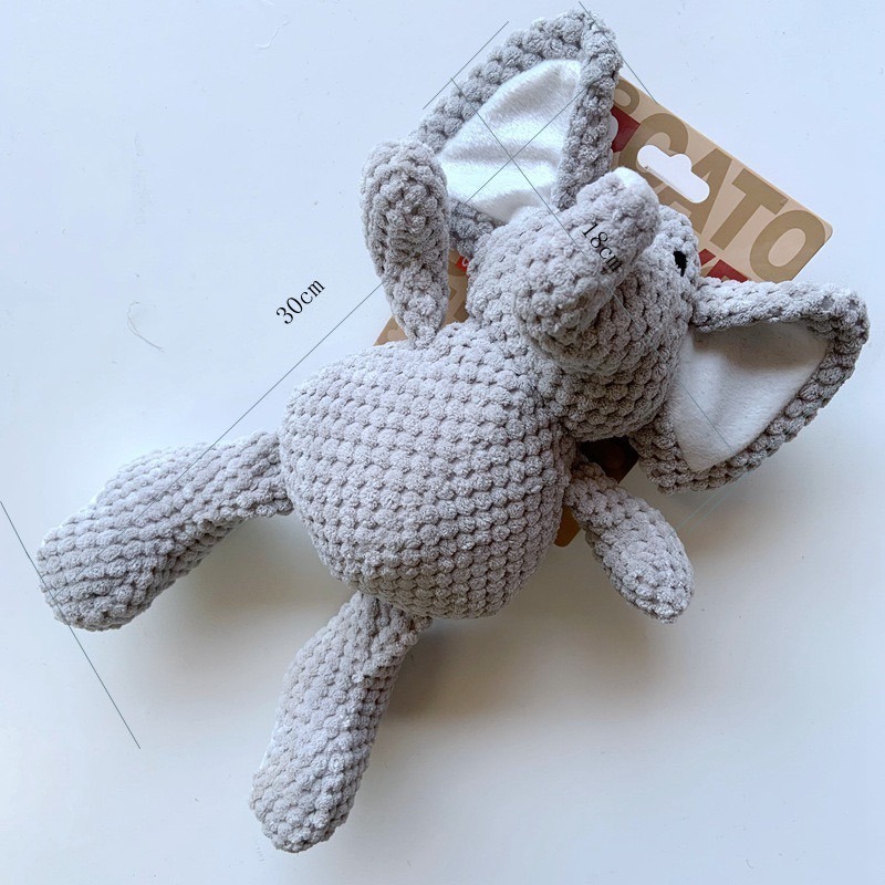 【汪喵森活】 寵物玩具 中大型犬 發聲玩具 兔子大象大熊恐龍 寵物玩偶 互動玩具 磨牙玩具 咬咬玩具 陪伴玩具 狗玩具-細節圖11