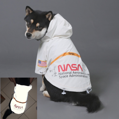【汪喵森活】 NASA 潮流反光 衝鋒衣 寵物外套 寵物衣服 寵物風衣 狗衣服 比熊 柯基 法鬥 柴犬 貴賓 米克斯