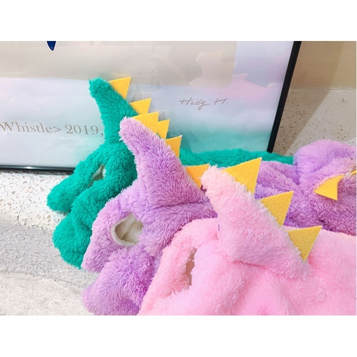 【汪喵森活】恐龍 帽Tee 三色 四腳衣 寵物服飾 比熊 博美 貴賓 貓咪 小型犬 吉娃娃 雪納瑞 貓衣服 西高地-細節圖7