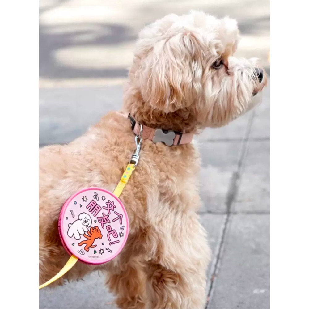 【汪喵森活】 寵物社交貼 雙面 魔鬼氈 寵物標語貼 寵物字貼 可愛圖案 社交標籤貼 寵物牽繩裝飾 寵物牽繩 遛貓 遛狗-規格圖11