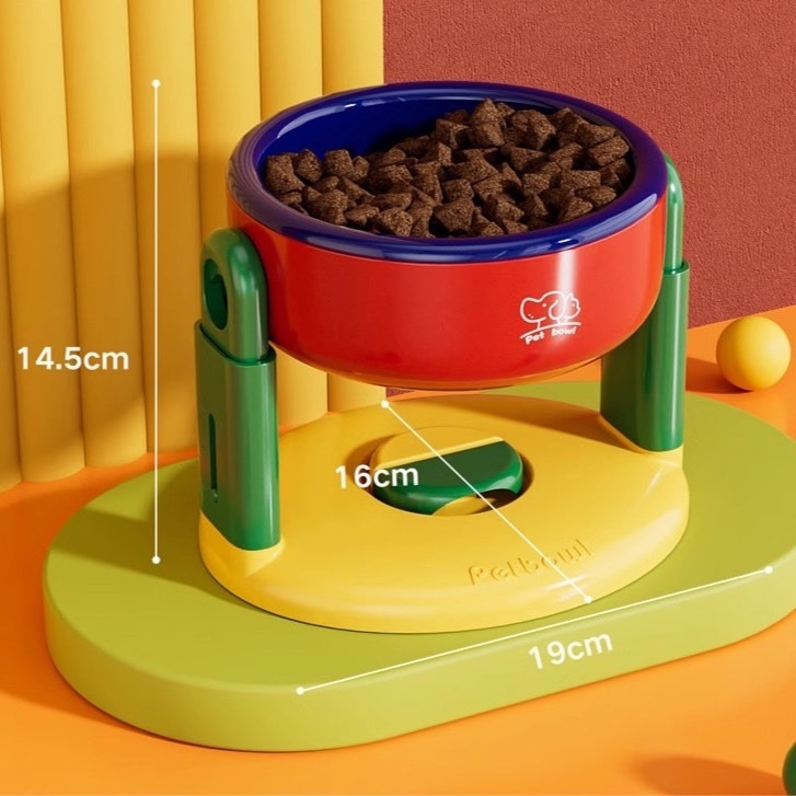 【汪喵森活】 2色 可調降 可調整 升降碗架 護頸碗架 寵物碗 貓碗 狗碗 飼料碗 飲水碗 寵物雙碗 水碗 狗碗 餐碗-細節圖10