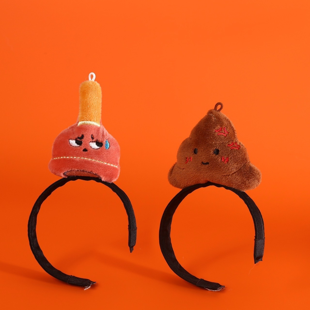 【汪喵森活】 搞笑變裝 便便髮箍 大便髮箍 萬聖節變裝🎃 寵物髮箍 寵物帽子 寵物萬聖節 貓狗萬聖節 寵物變裝 可愛變-細節圖5