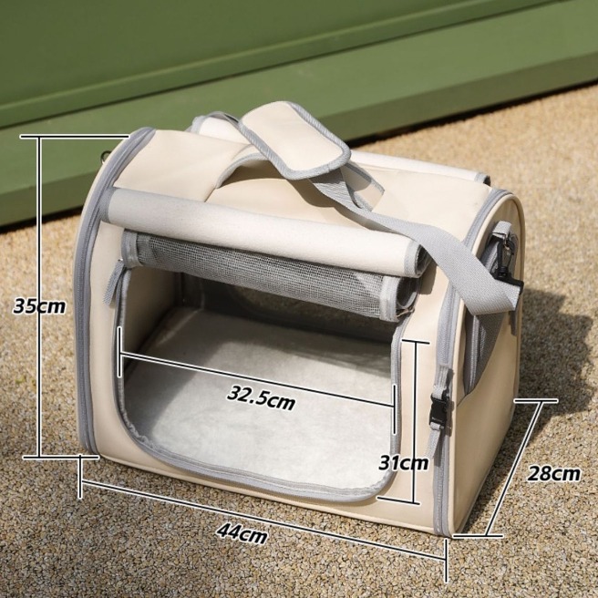 【汪喵森活】 便攜外出包 捲廉小窗 透氣舒適 寵物背包 寵物帳篷 寵物外出包 貓外出包 貓狗背包 寵物太空包 貓狗帳篷-細節圖4