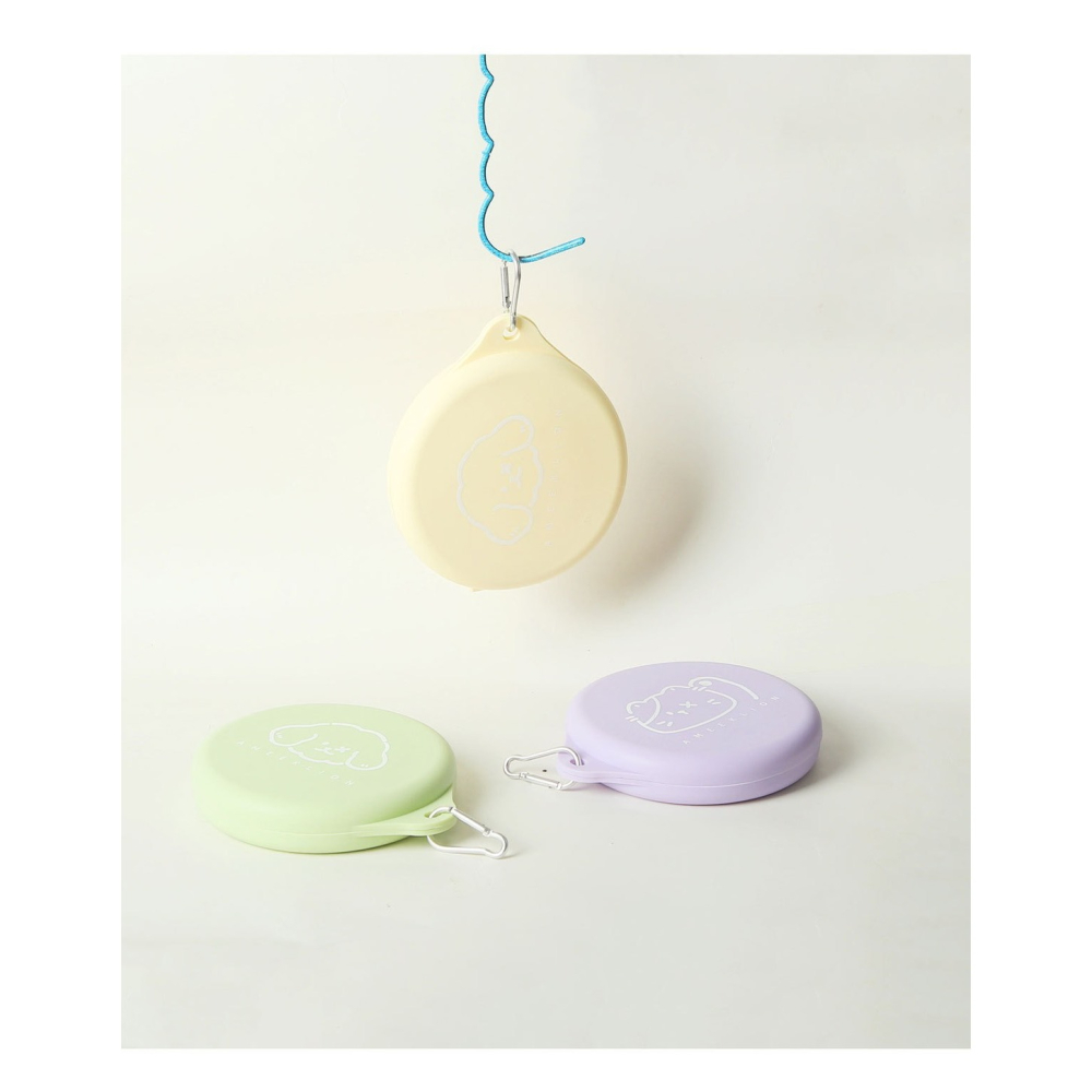 【汪喵森活】 馬卡龍 3色 外出折疊碗 寵物外出碗 二合一折疊碗 外出容器 雙碗 餵食 喝水 狗碗 寵物碗 旅行碗-細節圖9