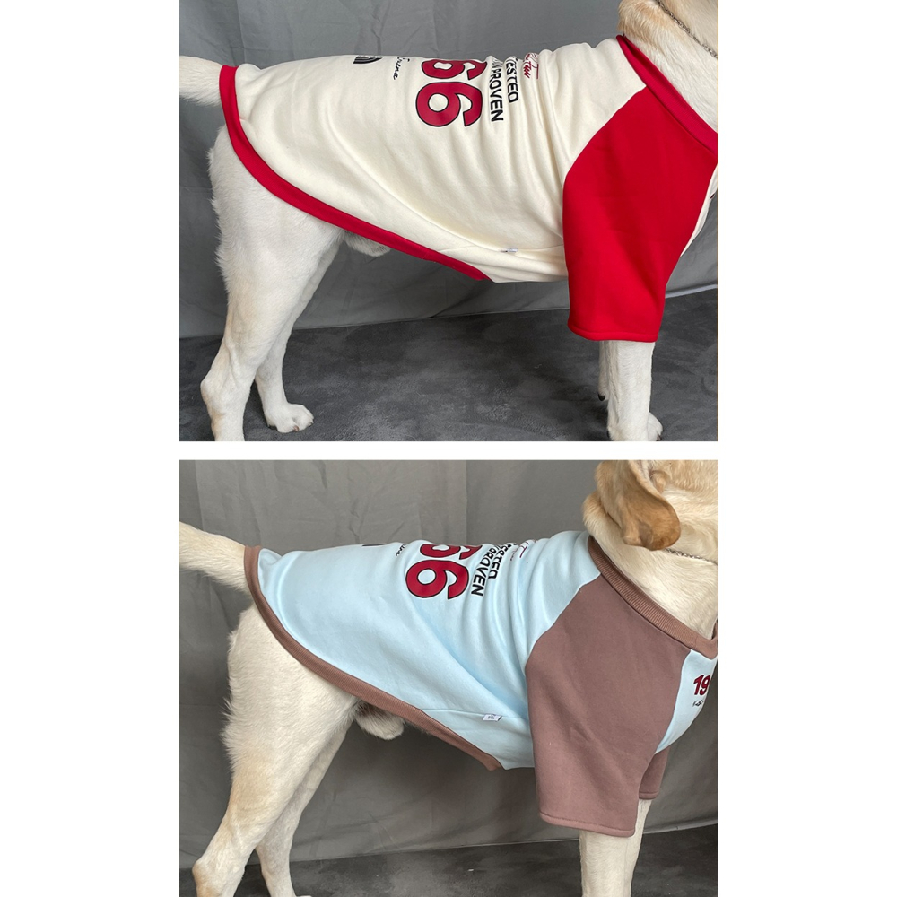 【汪喵森活】 1966美式街頭 40kg內 加絨衛衣 美式復古風 狗衣服 拉不拉多 薩摩耶 柴犬 米克斯 邊境 黃金獵犬-細節圖3