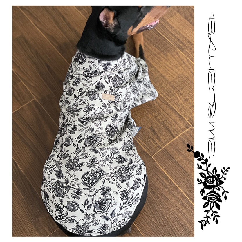 【汪喵森活】 復古領帶花襯衫 45kg內 貝斯手男友 燈芯絨 狗衣服 拉不拉多 薩摩耶 柴犬 米克斯 邊境 黃金獵犬-細節圖6