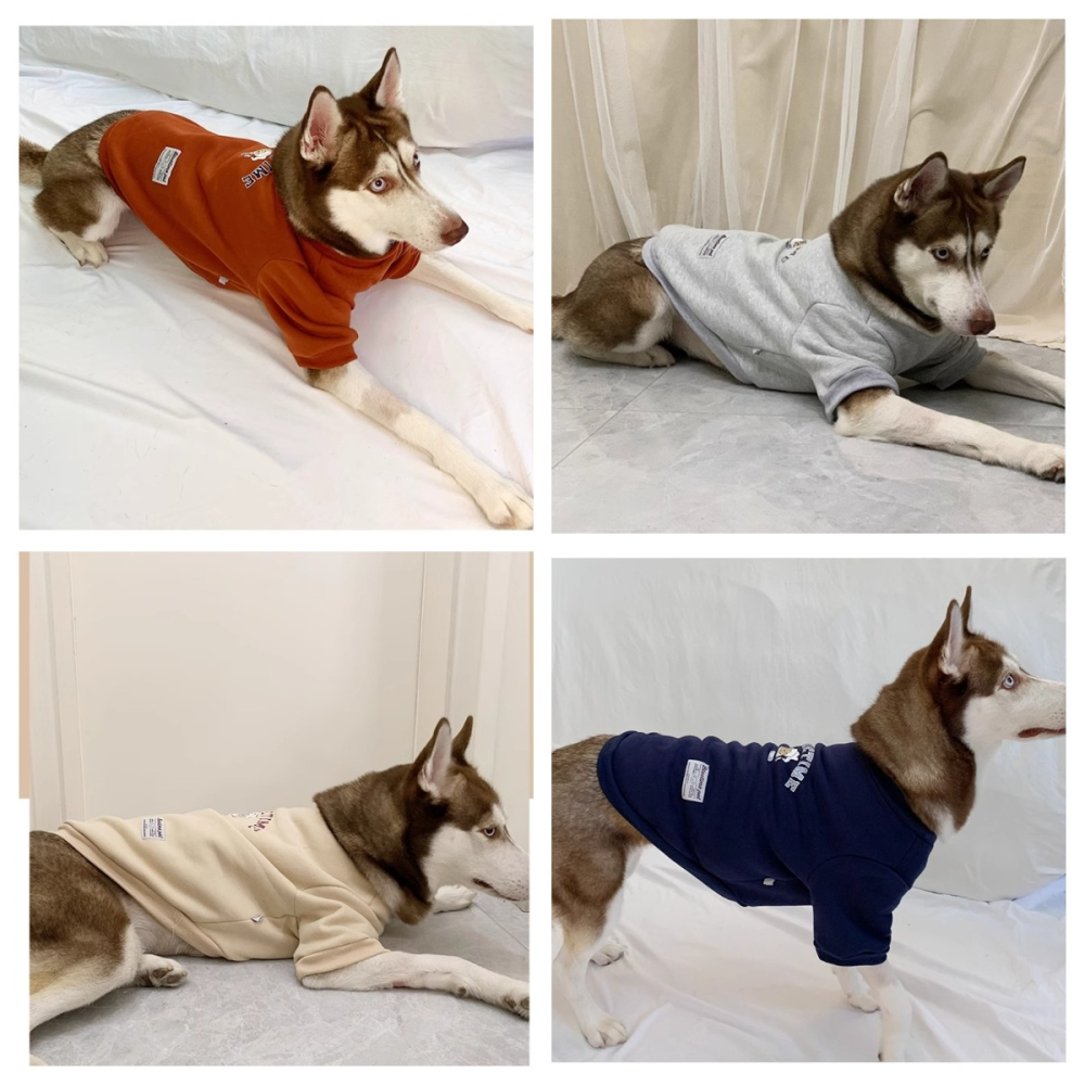 【汪喵森活】 帽子熊熊 40kg內 加絨衛衣 美式復古 狗衣服 黃金獵犬 薩摩耶 柴犬 柯基 米克斯 邊境 貴賓 比熊-細節圖6