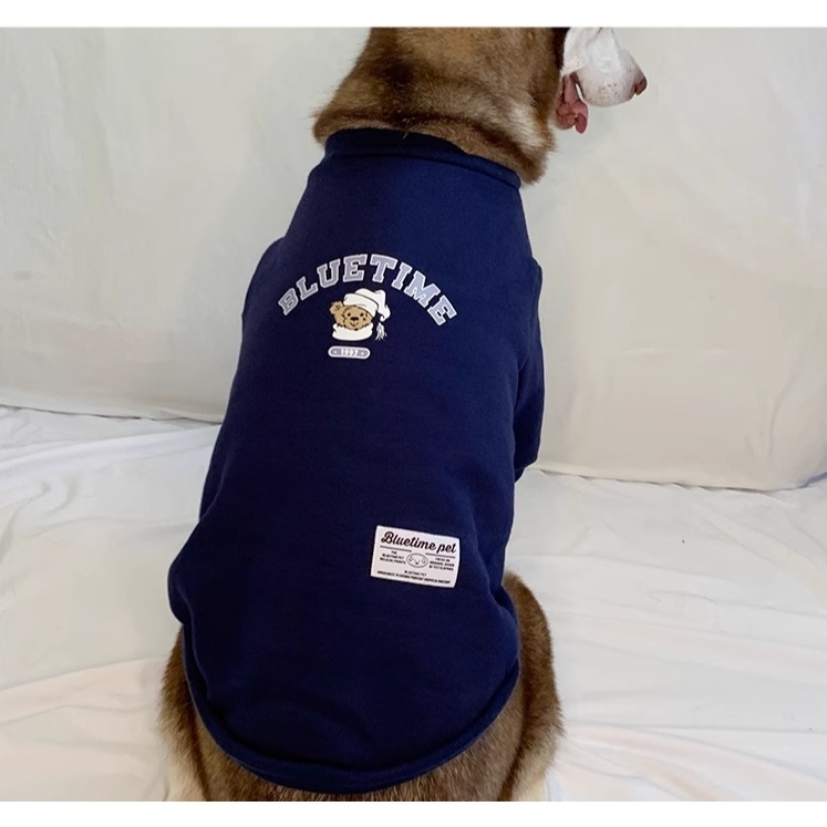 【汪喵森活】 帽子熊熊 35kg內 加絨衛衣 美式復古 狗衣服 黃金獵犬 薩摩耶 柴犬 柯基 米克斯 邊境 貴賓 比熊-細節圖4