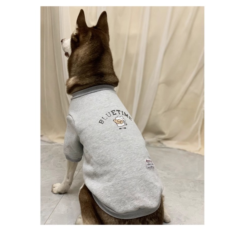 【汪喵森活】 帽子熊熊 35kg內 加絨衛衣 美式復古 狗衣服 黃金獵犬 薩摩耶 柴犬 柯基 米克斯 邊境 貴賓 比熊-細節圖8