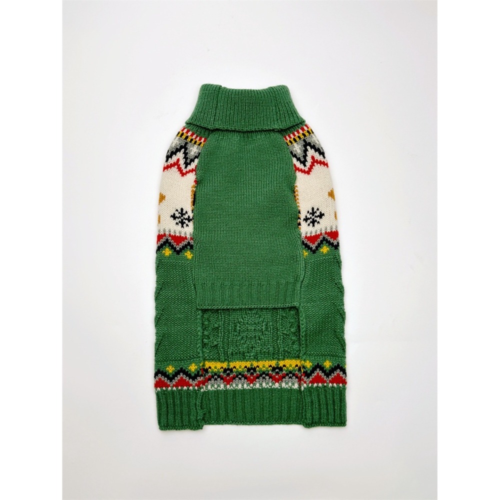 【汪喵森活】 櫻桃熊熊 薑餅人 麋鹿 聖誕節 3款 貓狗毛衣 寵物毛衣 寵物服飾 狗衣服 米克斯 貓咪 過年 春節 比熊-細節圖6