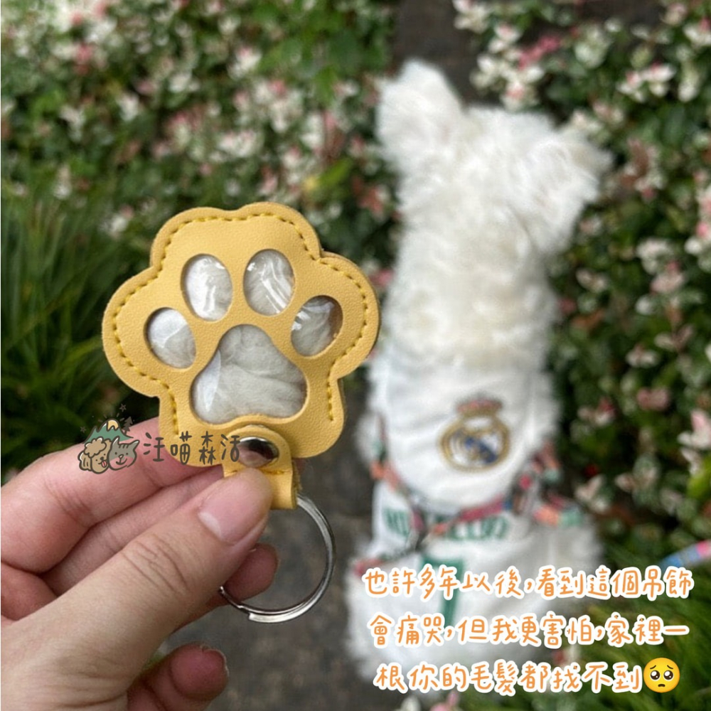【汪喵森活】 寵物毛髮收集 鑰匙扣 寵物紀念吊飾 狗毛收集 狗毛蒐集吊飾 貓毛收集吊飾 寵物毛髮收集 貓毛收納 寵物蒐集-細節圖3
