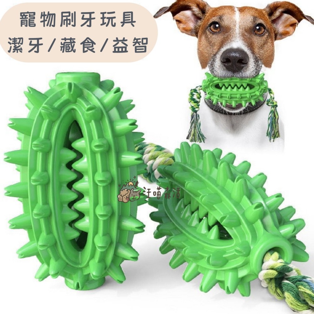 【汪喵森活】 仙人球 潔齒玩具 刷牙玩具 藏食玩具 發聲玩具 寵物玩具 狗牙刷 咬咬玩具 益智玩具 嗅聞玩具 潔牙-細節圖11