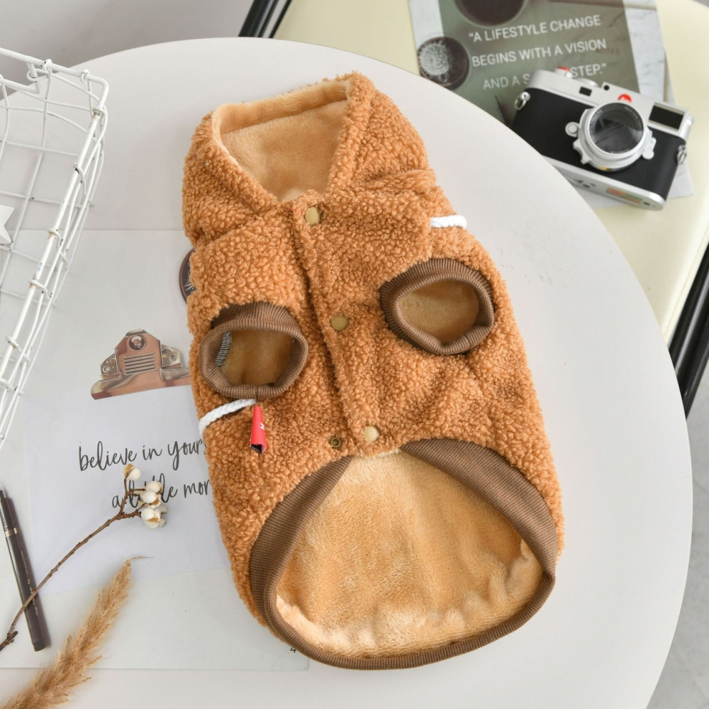 【汪喵森活】 水豚君 帽T 卡皮巴拉 寵物背心 狗衣服 寵物衣服 秋冬服飾 中型犬 雪納瑞 西高地 比熊 柯基 柴犬-細節圖3