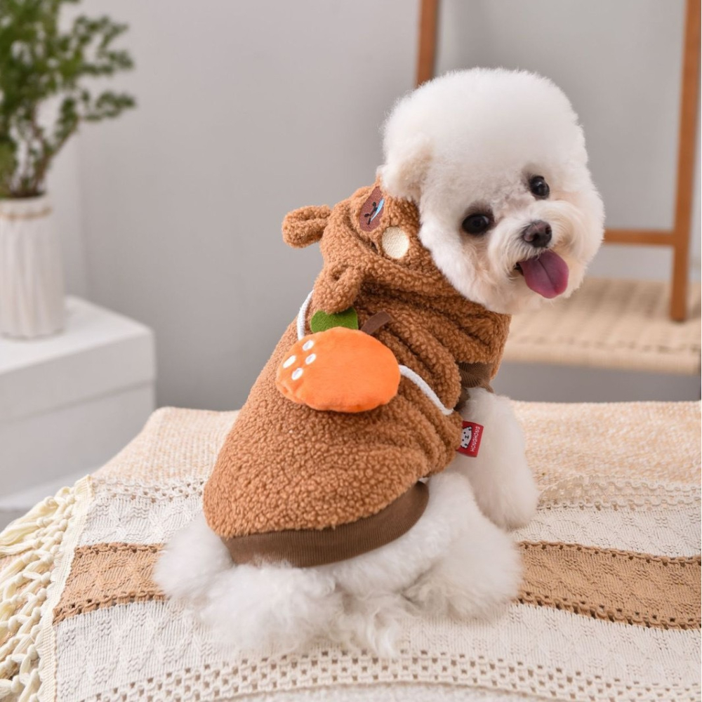 【汪喵森活】 水豚君 帽T 卡皮巴拉 寵物背心 狗衣服 寵物衣服 秋冬服飾 中型犬 雪納瑞 西高地 比熊 柯基 柴犬-細節圖4