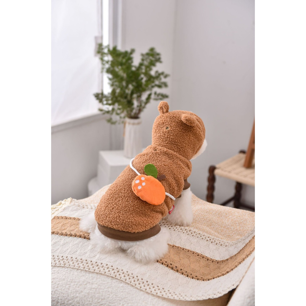 【汪喵森活】 水豚君 帽T 卡皮巴拉 寵物背心 狗衣服 寵物衣服 秋冬服飾 中型犬 雪納瑞 西高地 比熊 柯基 柴犬-細節圖5