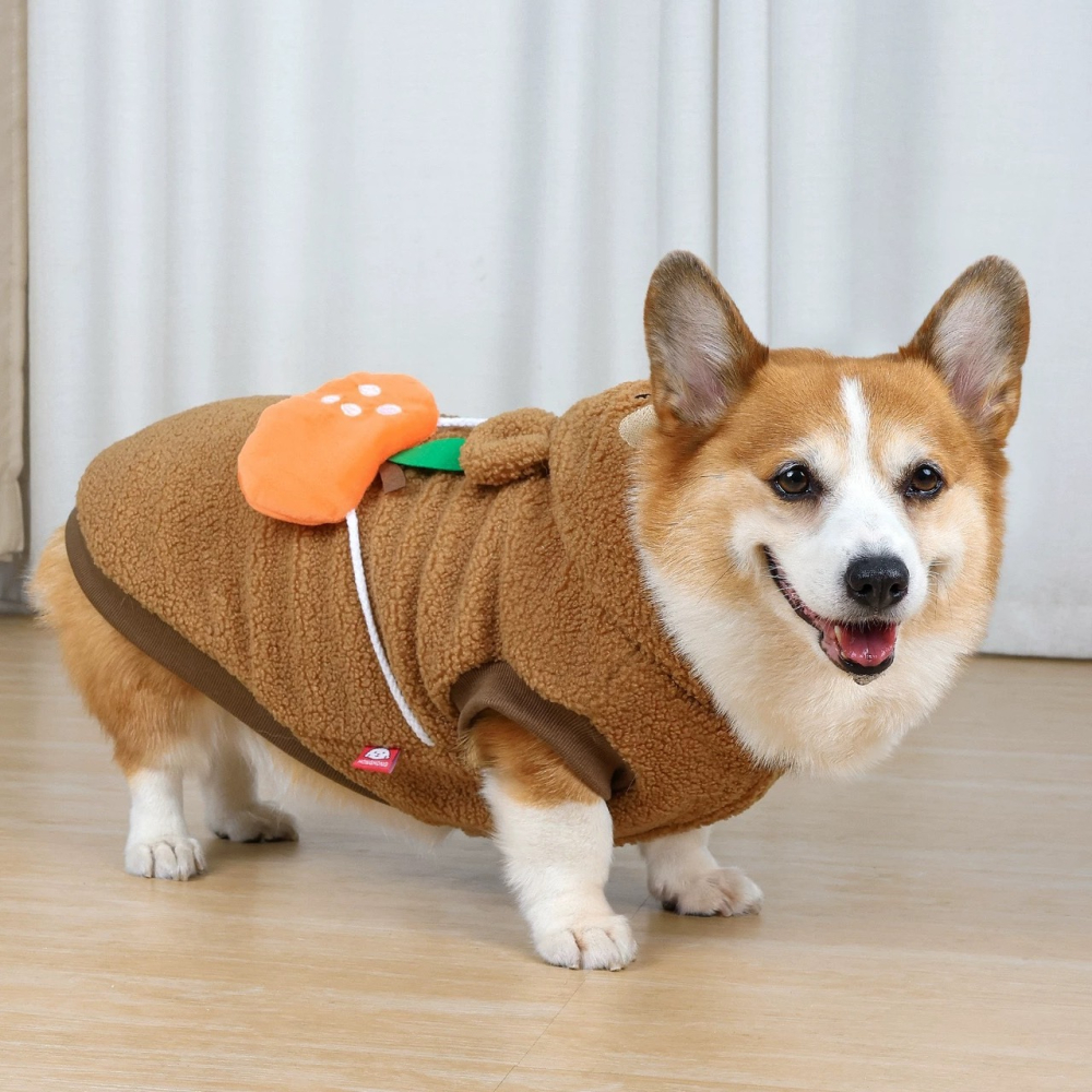 【汪喵森活】 水豚君 帽T 卡皮巴拉 寵物背心 狗衣服 寵物衣服 秋冬服飾 中型犬 雪納瑞 西高地 比熊 柯基 柴犬-細節圖9