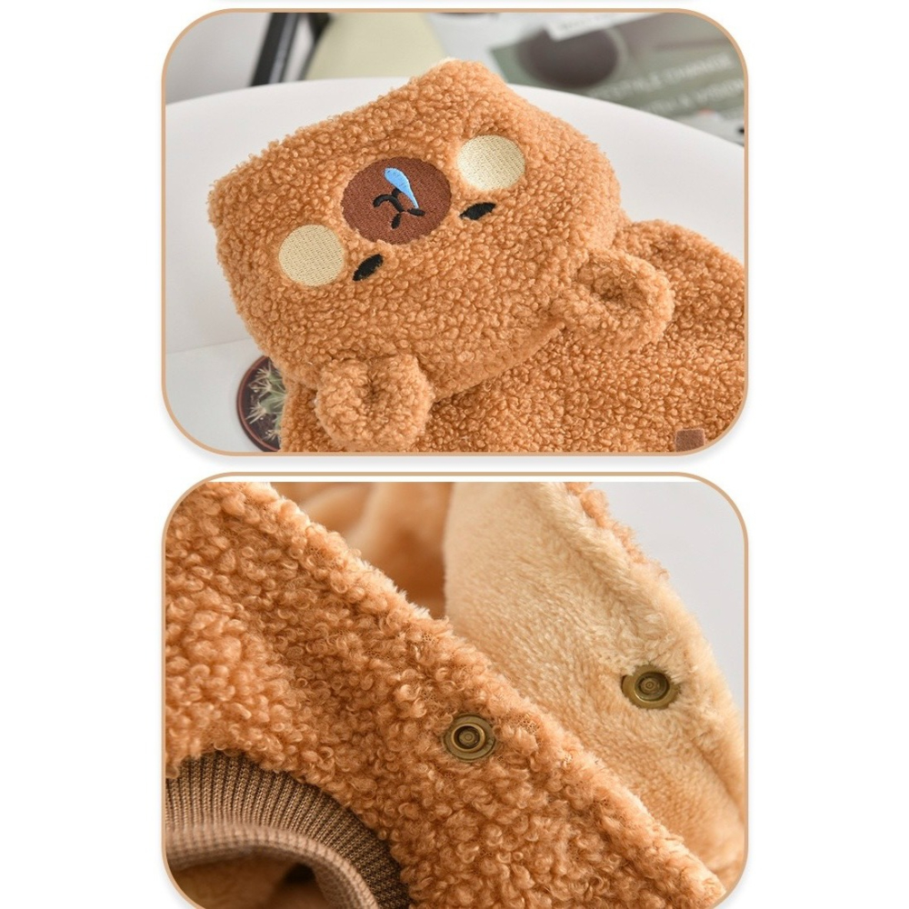 【汪喵森活】 水豚君 帽T 卡皮巴拉 寵物背心 狗衣服 寵物衣服 秋冬服飾 中型犬 雪納瑞 西高地 比熊 柯基 柴犬-細節圖10