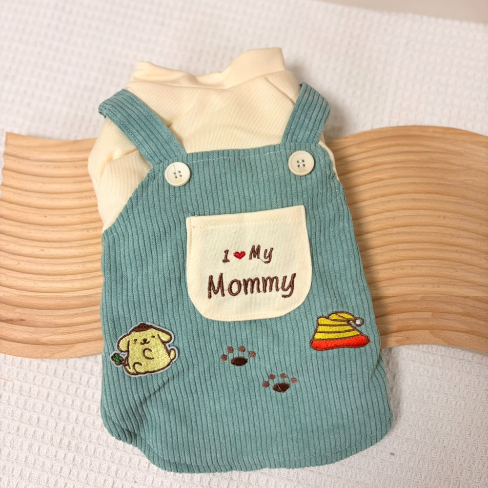 【汪喵森活】布丁狗 假兩件 寵物背心 狗衣服 寵物衣服 秋冬服飾 中型犬 雪納瑞 西高地 比熊 柯基 柴犬 洋裝-細節圖4