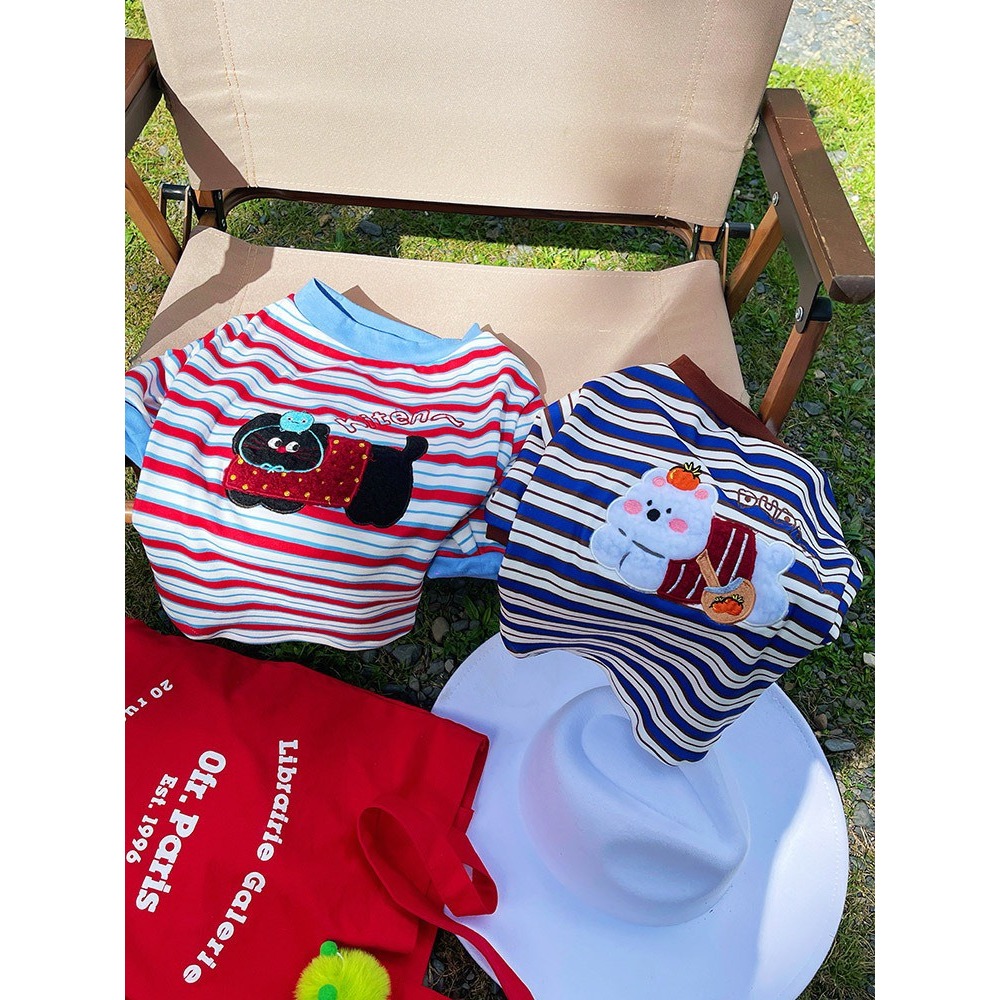 【汪喵森活】貓狗 彈力條紋棉衣 4款 狗衣服 寵物衣服 秋冬服飾 中型犬 雪納瑞 西高地 比熊 柯基 柴犬 法鬥-細節圖11