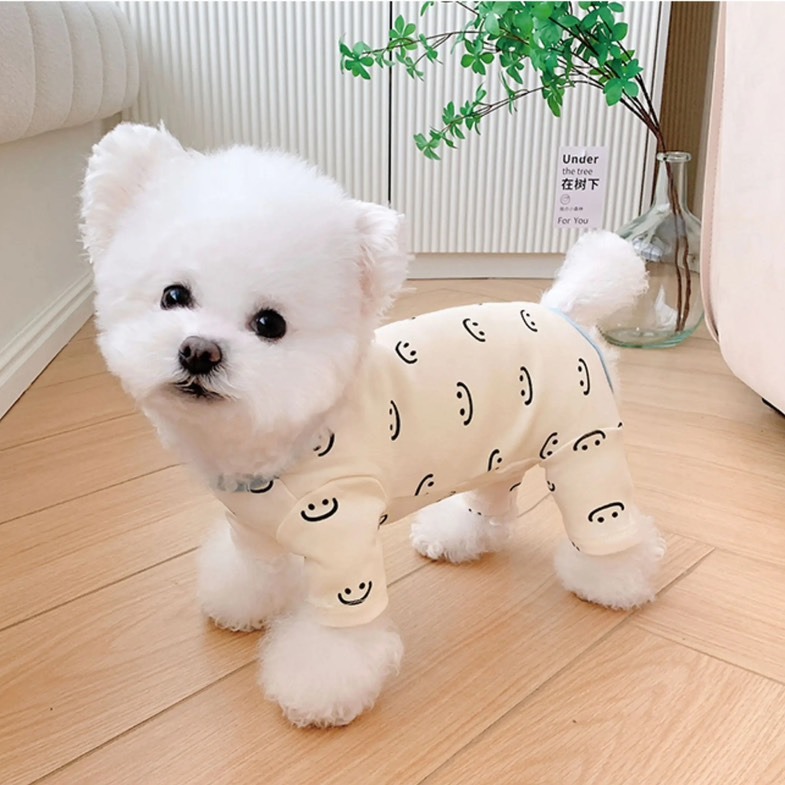 【汪喵森活】 純棉包肚 彈力四腳衣 打底衣 防舔衣 術後 寵物結紮 狗衣服 寵物衣服 秋冬服飾 小型犬 比熊 貴賓 貓咪-細節圖3