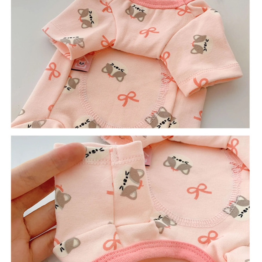 【汪喵森活】 純棉包肚 彈力四腳衣 打底衣 防舔衣 術後 寵物結紮 狗衣服 寵物衣服 秋冬服飾 小型犬 比熊 貴賓 貓咪-細節圖9