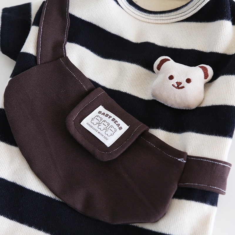 【汪喵森活】BABY BEAR 背包條紋衣 狗衣服 比熊 博美 貴賓 貓咪 小型犬 法鬥 英鬥 柴犬 柯基-細節圖9