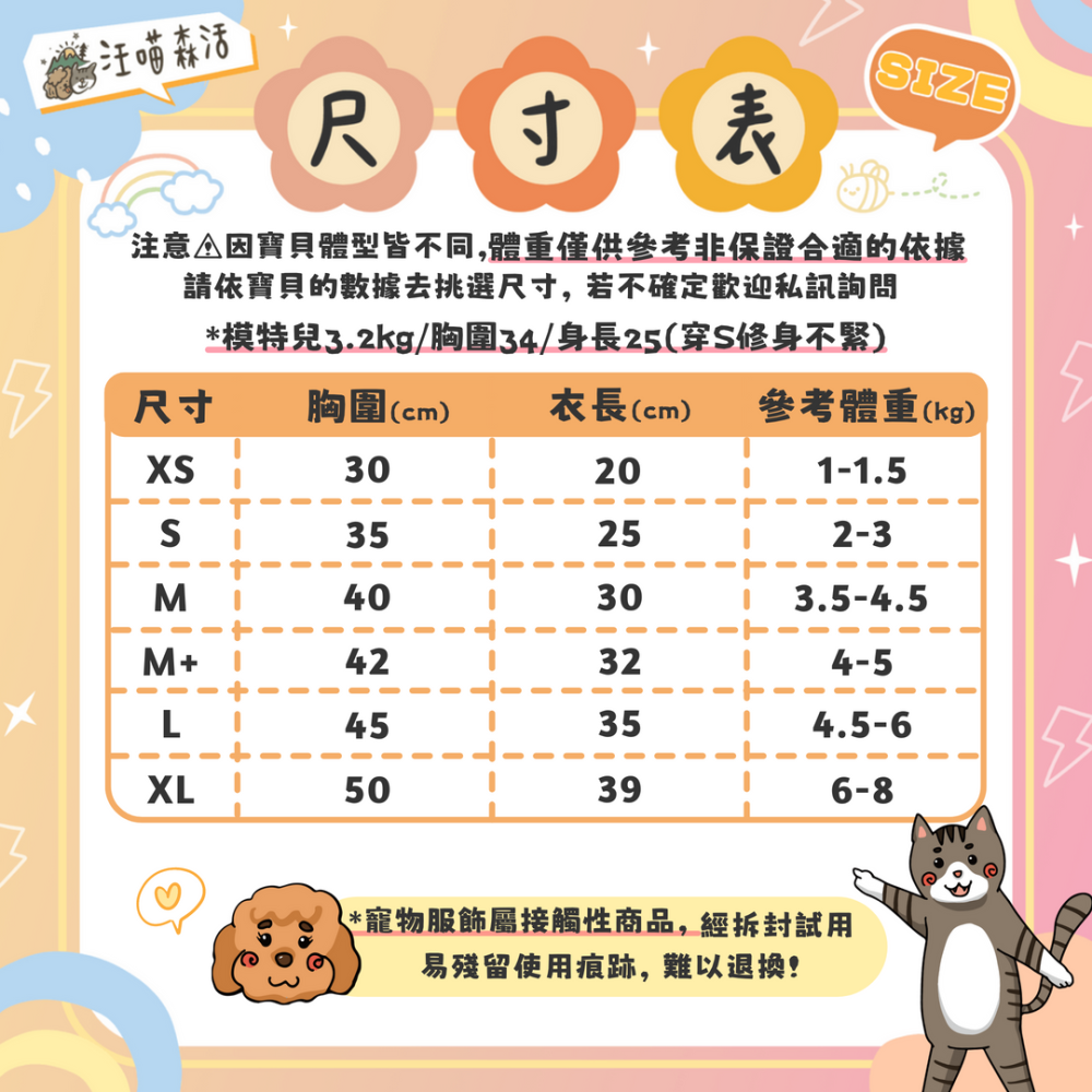 【汪喵森活】 微笑雲朵 寶寶棉 超柔 春夏薄款 包肚 防舔衣 無袖 結紮衣 手術衣 內搭衣 全包衣 打底衣 睡衣 空調衣-細節圖2
