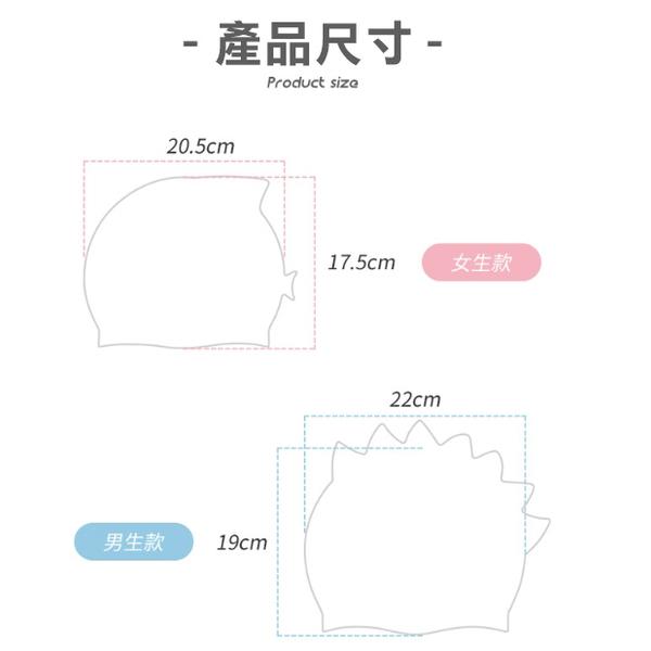 🦖 Aolikes 兒童矽膠泳帽 Swim cap 矽膠泳帽 彈性泳帽 游泳泳帽 防水泳帽硅 游泳帽 鯊魚泳帽5011-細節圖7
