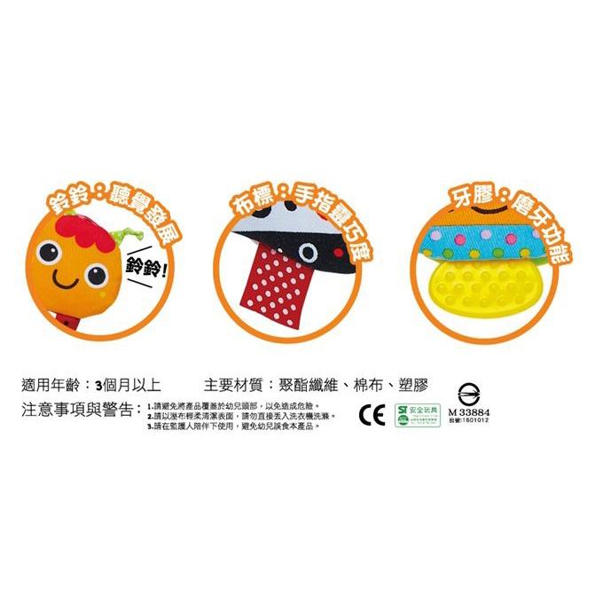 我的毛毛蟲視覺遊戲布書/動物123 寶寶的觸覺認知布書 風車出版 適合年齡：3個月以上 通過歐盟、ST安全檢驗-細節圖8