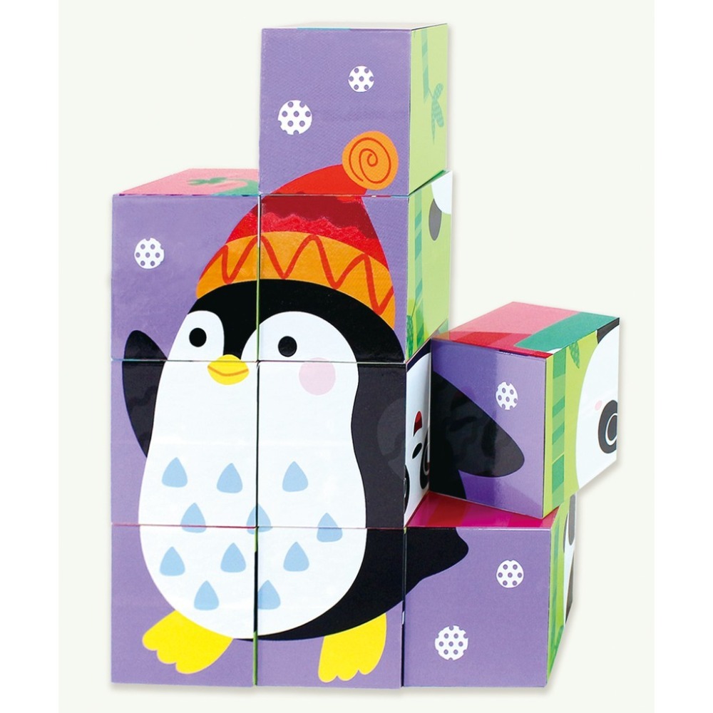 FOOD超人立體九塊積木 動物/交通 風車出版 適合年齡：2歲以上 刺激邏輯思考 訓練手眼協調-細節圖7