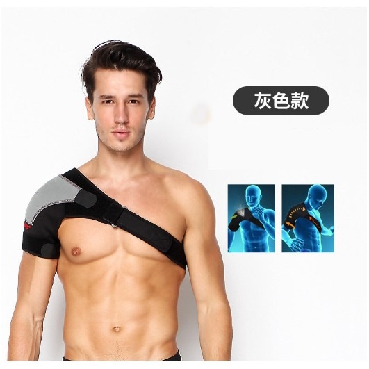 現貨🔥AOLIKES 防護調整型護肩 雙重加壓固定 SA1697 (1入) 運動護肩 重量訓練 肩膀關節拉傷 護肩-細節圖2