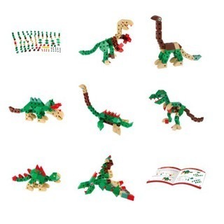 新版智高2公分積木系列積木 -工程世界#7425 /極速先鋒車#7426 /恐龍世界#7424 GIGO 科學玩具-細節圖3