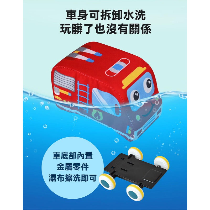 【風車圖書】城市慣性車｜寶寶布製迴力玩具車-適讀年齡：3歲以上商品檢驗標誌：M33884-細節圖6