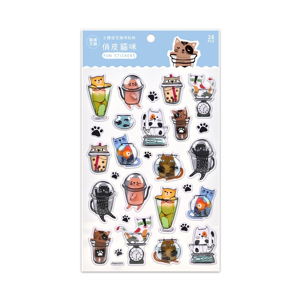 【風車圖書】有趣情境泡泡貼-檢驗標誌：D33884適讀年齡：3歲以上-細節圖10