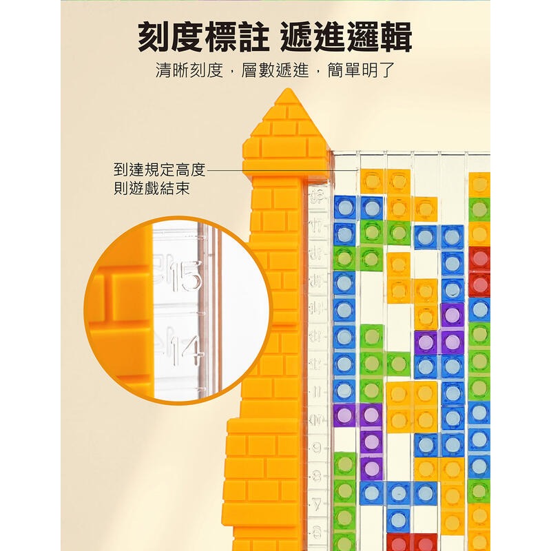 3D俄羅斯方塊 親子桌遊 3歲以上-風車圖書-細節圖3