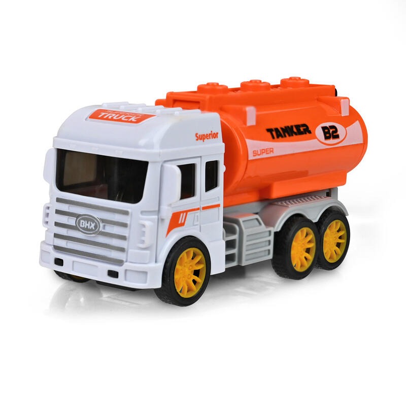 城市管理工程車/DIY拆裝城市車隊 3歲以上風車圖書-細節圖6