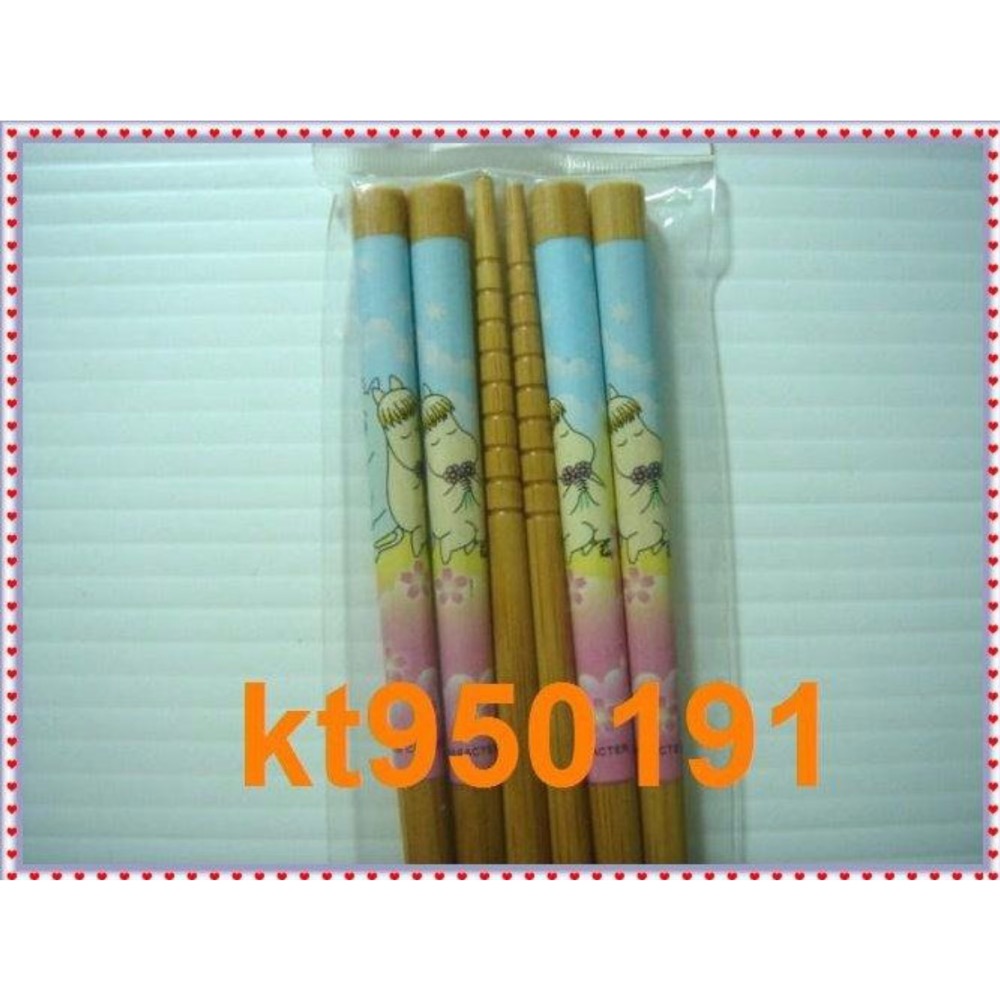 【小咪ㄉ家】全新嚕嚕米竹筷子，每雙只要10元-細節圖2