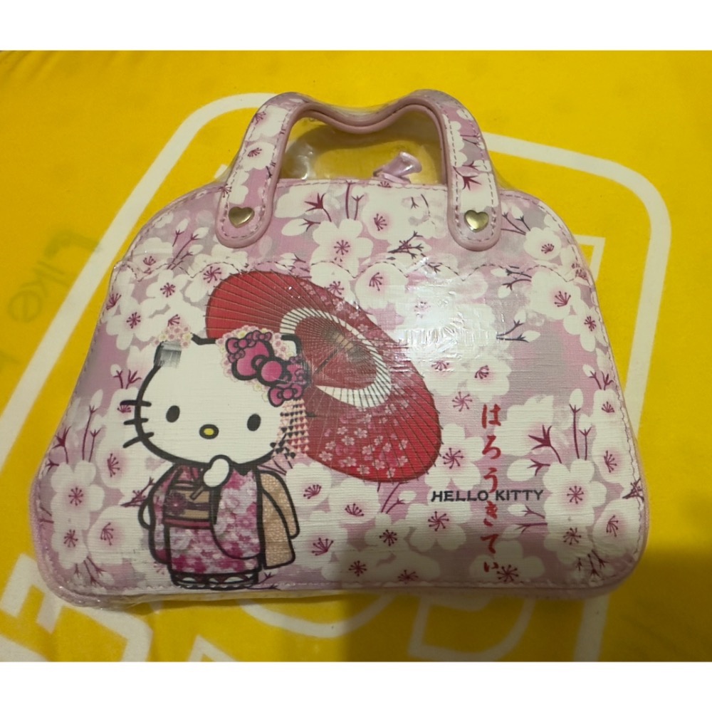 【小咪ㄉ家】日本限定HELLO KITTY x DEARISIMO聯名款摺疊和風購物袋環保托特包 裝飾包 手提包-細節圖2